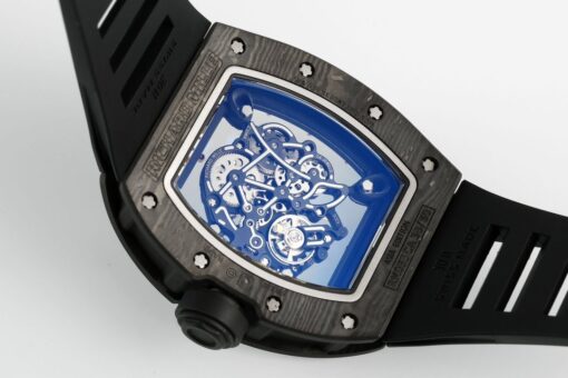 RICHARD MILLE  RM055  ZF 2024 1:1 Best Edition Carbon Fiber Case Rose Gold Dial - Image 4