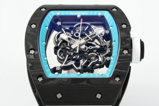 RICHARD MILLE  RM055  ZF 2024 1:1 Best Edition Carbon Fiber Case turquoise Dial - Image 8