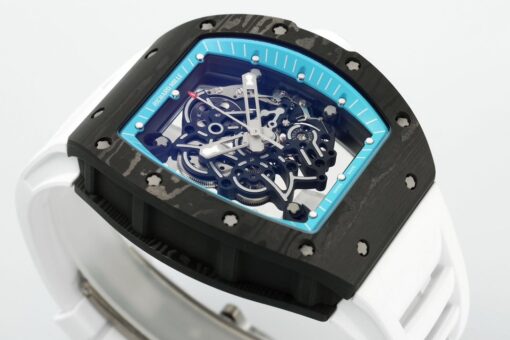 RICHARD MILLE  RM055  ZF 2024 1:1 Best Edition Carbon Fiber Case turquoise Dial - Image 6