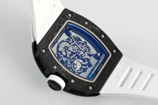 RICHARD MILLE  RM055  ZF 2024 1:1 Best Edition Carbon Fiber Case turquoise Dial - Image 3