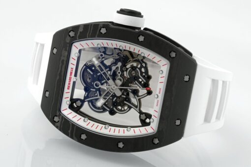 RICHARD MILLE  RM055  ZF 2024 1:1 Best Edition Carbon Fiber Case Black Strap - Image 5