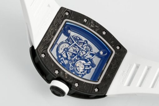 RICHARD MILLE  RM055  ZF 2024 1:1 Best Edition Carbon Fiber Case Black Strap - Image 2