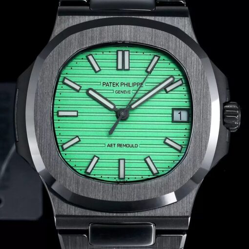 [AET modified] Patek Philippe Nautilus 5711 Ceramic Black Green Dial 1:1  Best Edition - Image 3