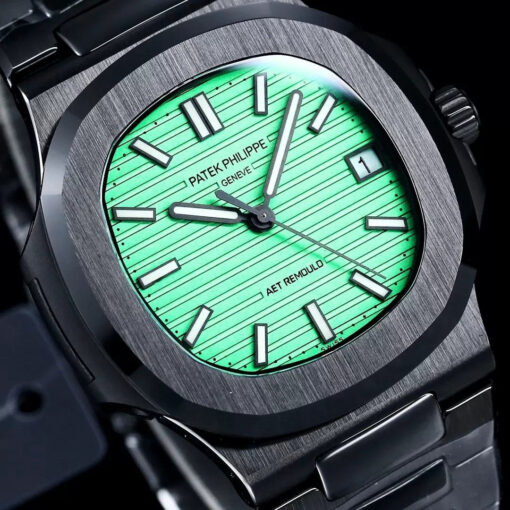 [AET modified] Patek Philippe Nautilus 5711 Ceramic Black Green Dial 1:1  Best Edition - Image 5