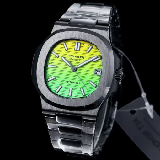 [AET modified] Patek Philippe Nautilus 5711 Ceramic Black Gradient Green Dial 1:1  Best Edition - Image 2