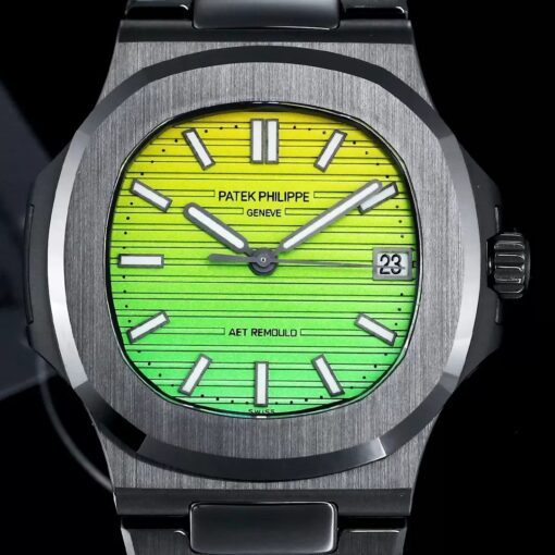 [AET modified] Patek Philippe Nautilus 5711 Ceramic Black Gradient Green Dial 1:1  Best Edition - Image 3