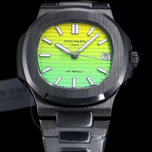 [AET modified] Patek Philippe Nautilus 5711 Ceramic Black Gradient Green Dial 1:1  Best Edition - Image 4