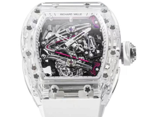 Richard Mille RM38-02 Tourbillon Movement 1:1 Best Edition RM Factory Rubber Strap - Image 3