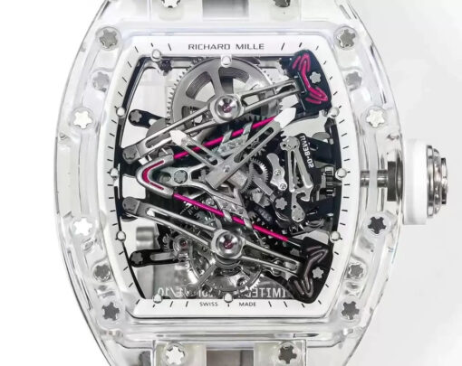 Richard Mille RM38-02 Tourbillon Movement 1:1 Best Edition RM Factory Rubber Strap - Image 6