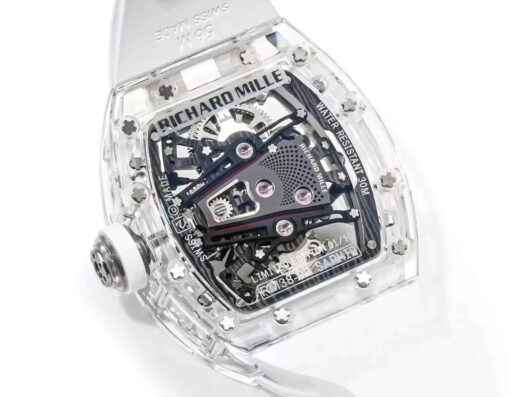 Richard Mille RM38-02 Tourbillon Movement 1:1 Best Edition RM Factory Rubber Strap - Image 7