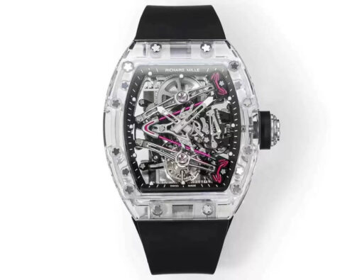 Richard Mille RM38-02 Tourbillon Movement 1:1 Best Edition RM Factory Black Rubber Strap