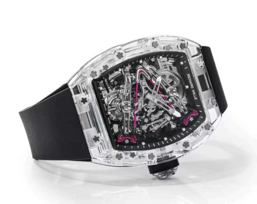 Richard Mille RM38-02 Tourbillon Movement 1:1 Best Edition RM Factory Black Rubber Strap - Image 4