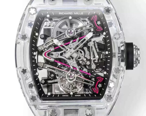 Richard Mille RM38-02 Tourbillon Movement 1:1 Best Edition RM Factory Black Rubber Strap - Image 6