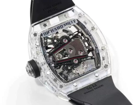 Richard Mille RM38-02 Tourbillon Movement 1:1 Best Edition RM Factory Black Rubber Strap - Image 7