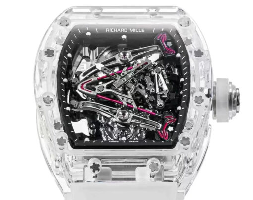 Richard Mille RM38-02 Tourbillon Movement 1:1 Best Edition RM Factory Black Dial Rubber Strap - Image 2