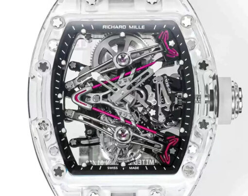 Richard Mille RM38-02 Tourbillon Movement 1:1 Best Edition RM Factory Black Dial Rubber Strap - Image 6