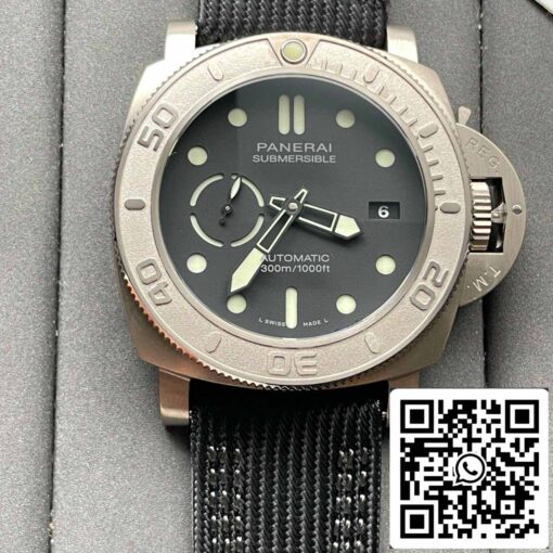 Panerai Submersible PAM00984 1:1 Best Edition VS Factory Black Dial Swiss P.9010 - Image 8