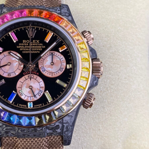 Rolex Daytona Cosmograph Diw Custom Version 1:1 Best Edition Diw Factory Rainbow Bezel – Image 6