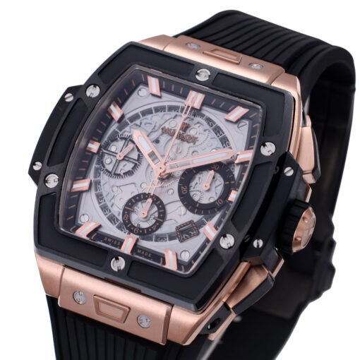 Hublot Big Bang Titanium 641.OM.0183.LR 1:1 Best Editon BBF Factory Rose Gold  Grey Dial Black - Image 6