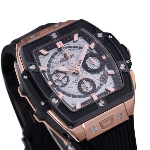 Hublot Big Bang Titanium 641.OM.0183.LR 1:1 Best Editon BBF Factory Rose Gold  Grey Dial Black - Image 7