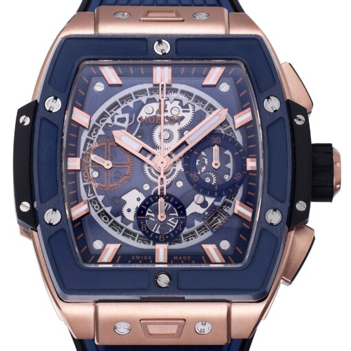 Hublot Big Bang Titanium 642.OX.7180.RX 1:1 Best Editon BBF Factory Rose Gold Blue Dial - Image 9