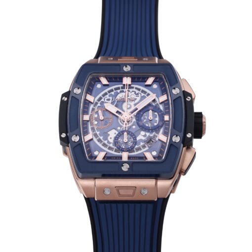 Hublot Big Bang Titanium 642.OX.7180.RX 1:1 Best Editon BBF Factory Rose Gold Blue Dial - Image 8