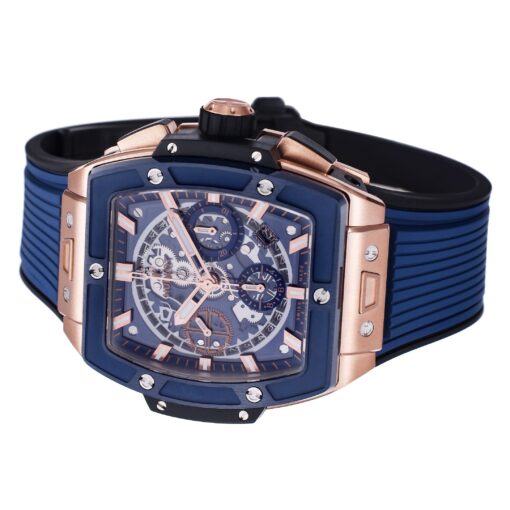 Hublot Big Bang Titanium 642.OX.7180.RX 1:1 Best Editon BBF Factory Rose Gold Blue Dial - Image 5