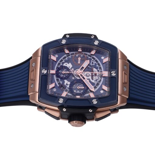 Hublot Big Bang Titanium 642.OX.7180.RX 1:1 Best Editon BBF Factory Rose Gold Blue Dial - Image 4