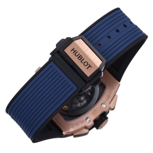 Hublot Big Bang Titanium 642.OX.7180.RX 1:1 Best Editon BBF Factory Rose Gold Blue Rubber Strap - Image 2