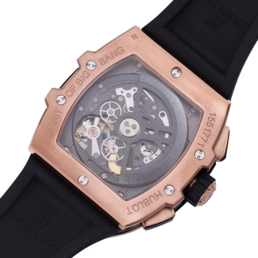 Hublot Big Bang Titanium 642.OX.7180.RX 1:1 Best Editon BBF Factory Rose Gold Blue Rubber Strap - Image 3