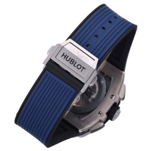 Hublot Big Bang Titanium 642.NM.0170.RX 1:1 Best Editon BBF Factory Blue Dial Rubber Strap - Image 2