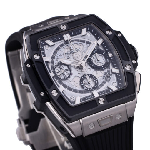 Hublot Big Bang Titanium Ceramic 642.NM.0170.RX 642NM0170RX 1:1 Best Editon BBF Factory Black Rubber Strap - Image 8