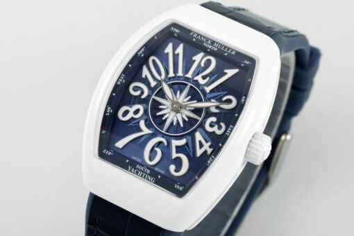 Franck Muller V32 Women's Yachting 1:1 Best Edition ABF Factory Blue Dial - Image 8