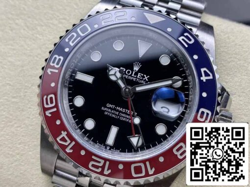 Rolex GMT Master II M126710BLRO-0001 Pepsi 1:1 Best Edition from AR Factory V4 upgrade Jubilee Strap - Image 12