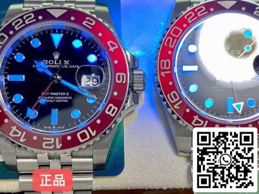 Rolex GMT Master II M126710BLRO-0001 Pepsi 1:1 Best Edition from AR Factory V4 upgrade Jubilee Strap - Image 7