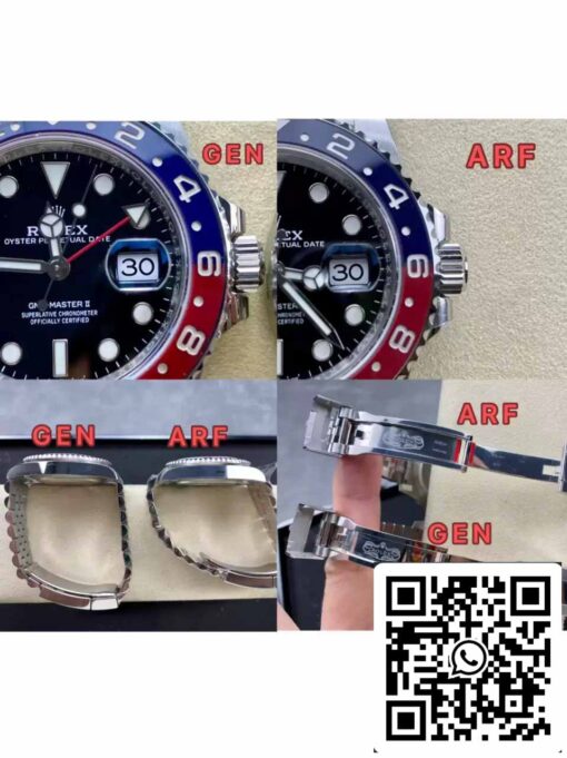 Rolex GMT Master II M126710BLRO-0001 Pepsi 1:1 Best Edition from AR Factory V4 upgrade Jubilee Strap - Image 5