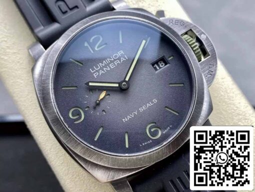 Panerai LUMINOR Marina Navy SEALs PAM01412 PAM1412 1:1 Best Edition VS Factory - Image 8