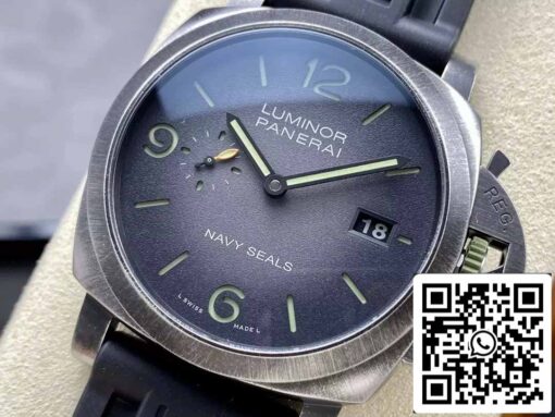 Panerai LUMINOR Marina Navy SEALs PAM01412 PAM1412 1:1 Best Edition VS Factory - Image 9