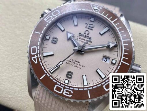 Omega Seamaster Planet Ocean 600M 215.32.44.21.09.001 1:1 Best Edition VS Factory Rubber Strap - Image 3