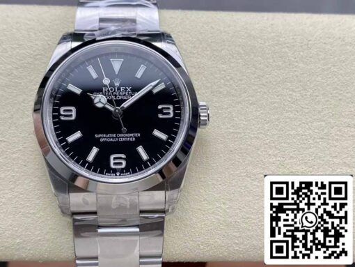 Rolex Explorer m124270-0001 36MM 1:1 Best Edition VS Factory Black Dial Steel