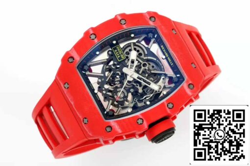 Richard Mille RM035-02 NTPT Carbon 1:1 Best Edition ZF Factory Red Demon Version - Image 4