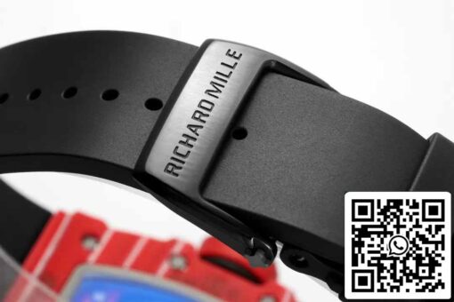 Richard Mille RM035-02 NTPT Carbon 1:1 Best Edition ZF Factory Red Demon Version Black Strap - Image 7