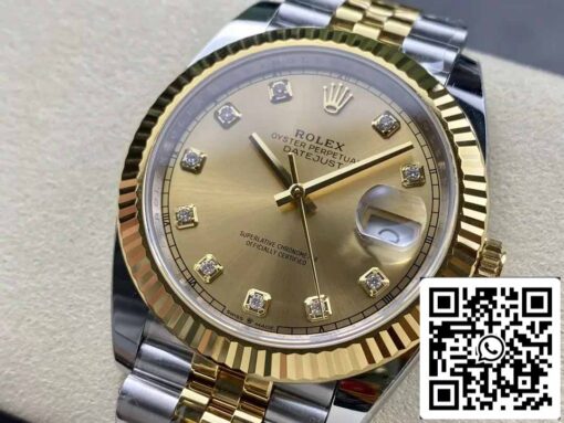 Rolex Datejust m126333-0012 ARF Factory 1:1 Best Edition electroplated with 18k gold - Image 3