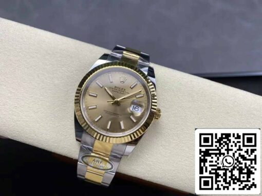 Rolex Datejust m126333-0009 ARF Factory 1:1 Best Edition electroplated with 18k gold - Image 4