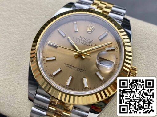 Rolex Datejust m126333-0010 ARF Factory 1:1 Best Edition electroplated with 18k gold - Image 3