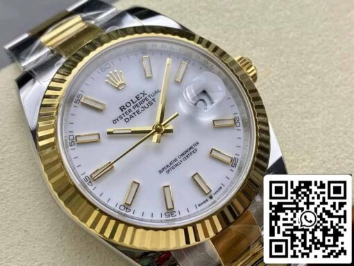 Rolex Datejust m126333-0015 Oyster Strap ARF Factory 1:1 Best Edition electroplated with 18k gold - Image 2