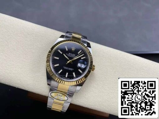 Rolex Datejust m126333-0013 Oyster Strap ARF Factory 1:1 Best Edition electroplated with 18k gold - Image 10