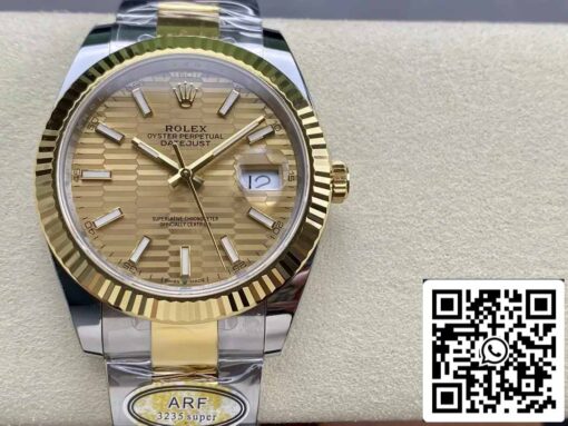 Rolex Datejust m126333-0009 Oyster Strap  ARF Factory 1:1 Best Edition electroplated with 18k gold