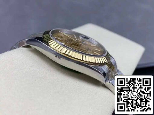 Rolex Datejust m126333-0009 Oyster Strap  ARF Factory 1:1 Best Edition electroplated with 18k gold - Image 7