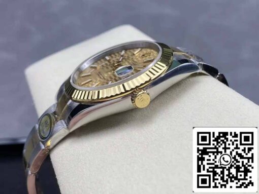 Rolex Datejust m126333-0009 Oyster Strap  ARF Factory 1:1 Best Edition electroplated with 18k gold - Image 6